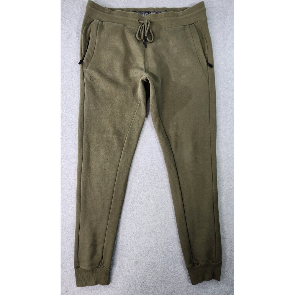 Jordan Craig Legacy Edition Sweatpants Men's‎ XL 38x32 Green Joggers Zip Pockets